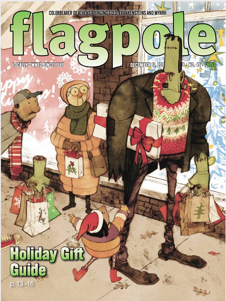 neilaglet's tweet image. cover of Flagpole this week