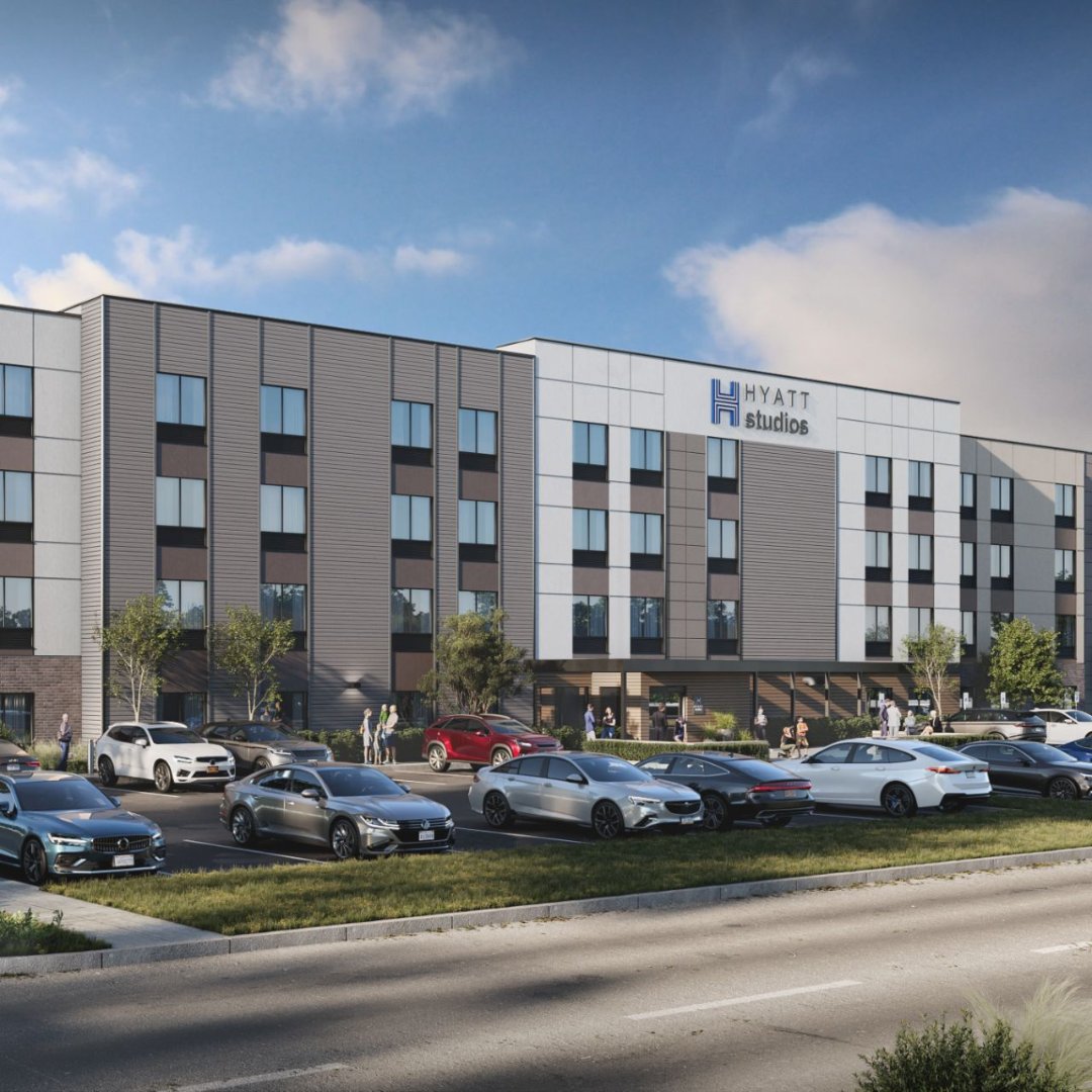 3HGroup's tweet image. From celebrating the groundbreaking last December to now booking for Spring 2025 and beyond, our @Hyatt Studios property in Mobile, Alabama, is coming to life!

#HyattStudios #Hyatt #hoteldevelopment #hospitality #hotelconstruction #3HGroup