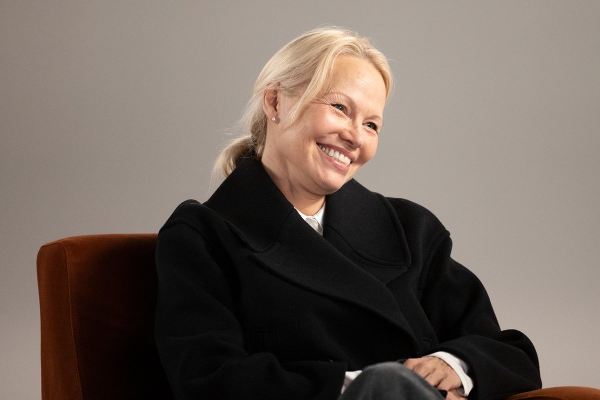 Variety's tweet photo. Sneak peek at Pamela Anderson and Mikey Madison's #ActorsonActors conversation, which goes live tomorrow at 8 a.m. PT across Variety's channels. 🩶 https://t.co/6mSefJgqUD
