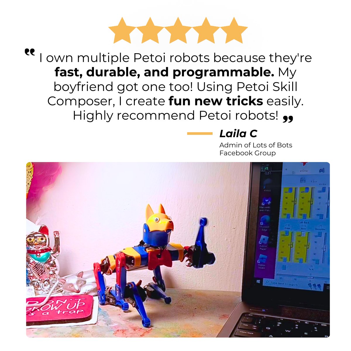 Why Petoi Robots stand out!
Join the fun robotics adventure today! 

#Nybble #Bittle #RobotDog #RobotCat #Robot #Robotics #STEM #OpenSource #Petoi #Innovation #TechForGood