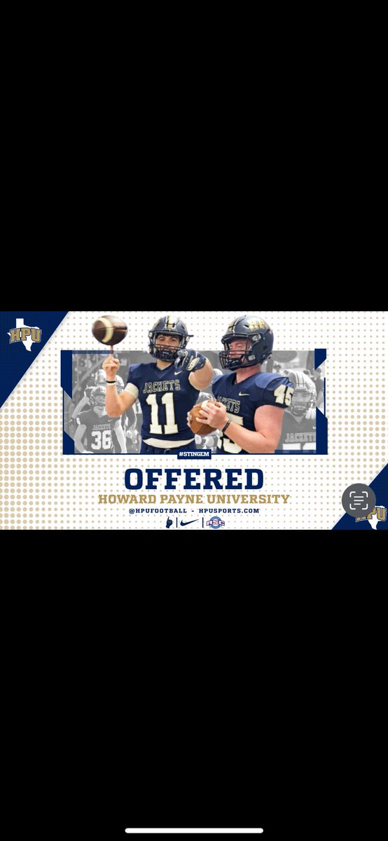 zeke_cantu07's tweet photo. #AGTG I am blessed to receive an offer from Howard Payne University. Thank you to God, Family, Teammates, and coaches. @abseckbhfb @CoachHuey @coachdjn https://t.co/yy1gNCLhFu