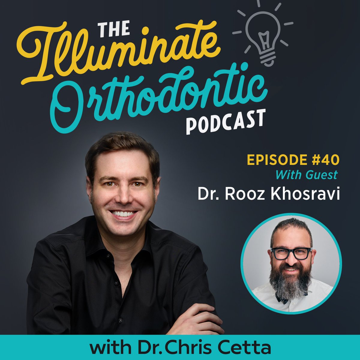 drchriscetta's tweet photo. The Illuminate Orthodontic Podcast 💡 returns with a festive Holiday Special to celebrate Episode 40 feat. Dr. Rooz Khosravi!

🎧 Listen now: https://t.co/NPYepwjbi6

#Orthodontist #Orthodontics #Aligners #3DPrinting #DigitalOrthodontics @DrRooz https://t.co/jFBPnPWOrm
