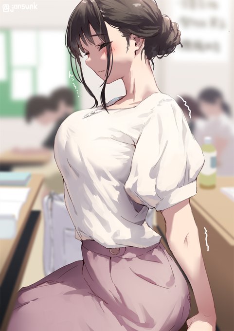 #今年も残りわずかなので今年一番伸びた絵を貼る 
隣の子がバレないように伸びてた やつ 