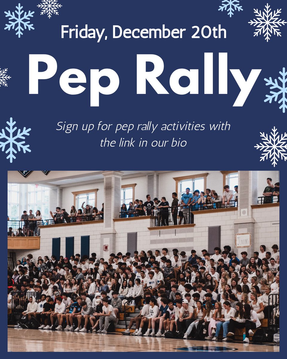 Pep rally activity sign ups are now open! forms.gle/uJiHuH219jaXGs…