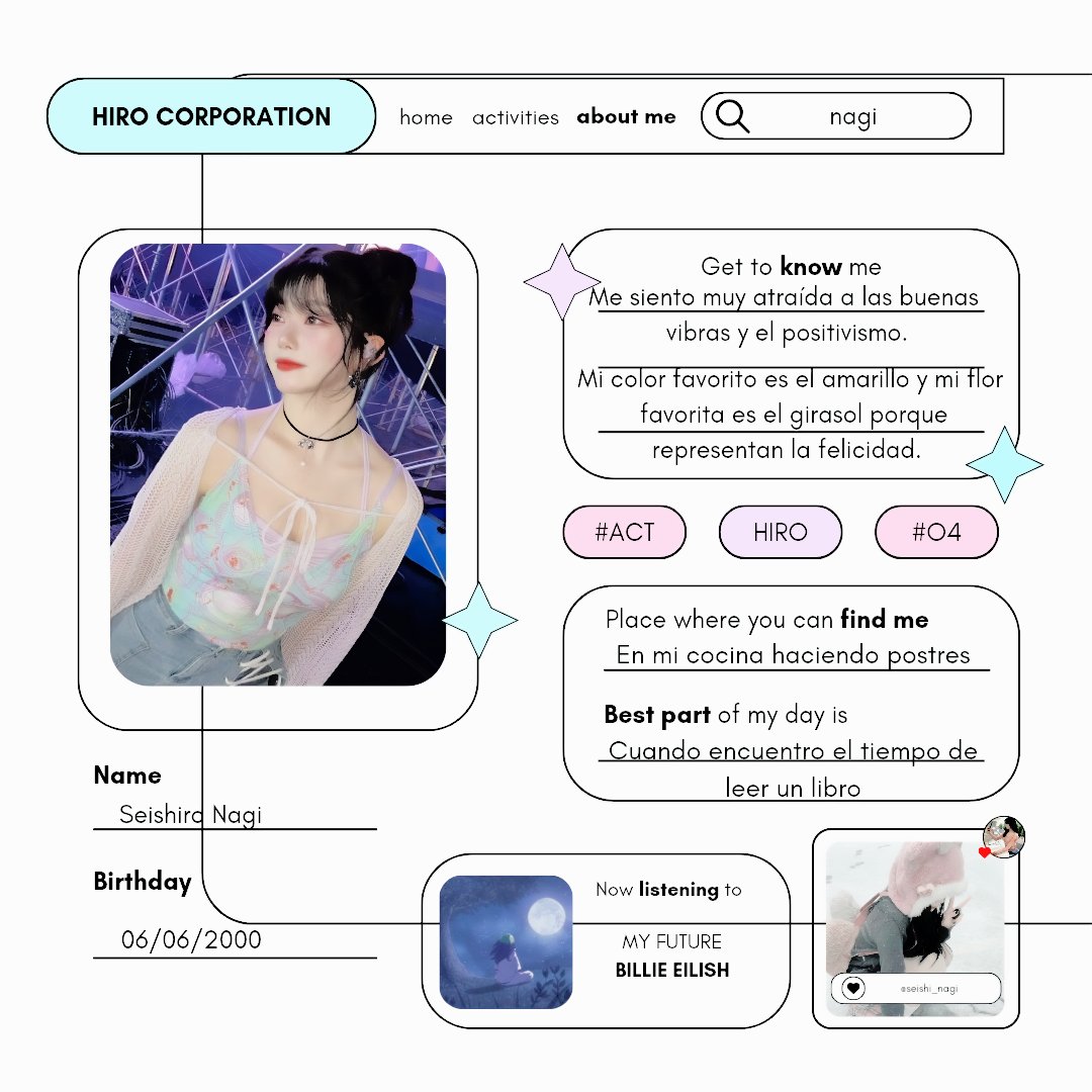 fxegoist's tweet photo. ⠀⠀⠀⠀⠀⠀
︵⃨ ⃝ 👾 𝖠𝖡𝖮𝖴𝖳 . . 𝗡𝗔𝗚𝗜 ─⠀᭢˚̣̣̣͙͏❤︎⠀⠀ ⠀ ⠀ ⠀ ⠀ ⠀
〽️ #ACTO4 !
⠀⠀⠀⠀⠀⠀ https://t.co/QMw4cTDMu6