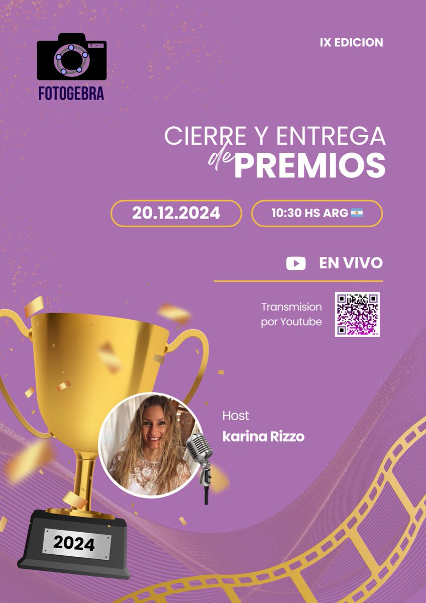 fotogebra's tweet photo. Hola! El viernes 20/12 participá del evento  de cierre y entrega de distinciones FotoGebra 2024
Están tod@s invitados!
🕙 07:30 🇲🇽 
🕘08:30 🇨🇴 🇪🇨 🇵🇦 🇵🇪 🇨🇺 
🕙 09:30 🇧🇴 🇩🇴 🇻🇪
🕚10:30 🇦🇷 🇧🇷 🇺🇾 🇨🇱 🇵🇾 
🕚13:30 🇵🇹
🕚14:30 🇪🇸
En vivo: https://t.co/uvXmBHeFYq

❗No te los pierdas ❗ 🤗 https://t.co/U0tBKhubay
