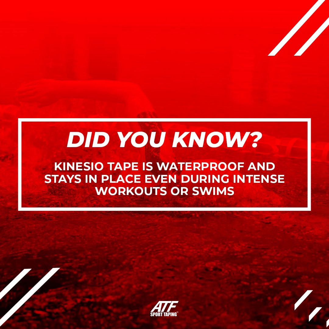 atfsporttaping's tweet image. Kinesio tape that’s built to last through every workout and swim. # #PlayWithConfidence #PerformanceSupport
