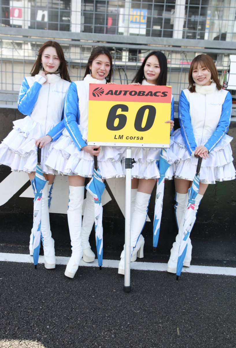 mk0327sayu's tweet photo. #スーパーGT 
#SUPERGT2024 
#GRAND_FINAL 
#SUPERGT30TH
#LMcorsa
#TWSプリンセス2024 
#レースアンバサダー
#桐生もえこ さん(@mamimumemoepii)
#涼野はるか さん(@suzuno_haruka)
#菊池ゆう さん(@Yuu__kikuchi)
#鈴木南美 さん(@suzunamiii) https://t.co/om6LXHkxHY