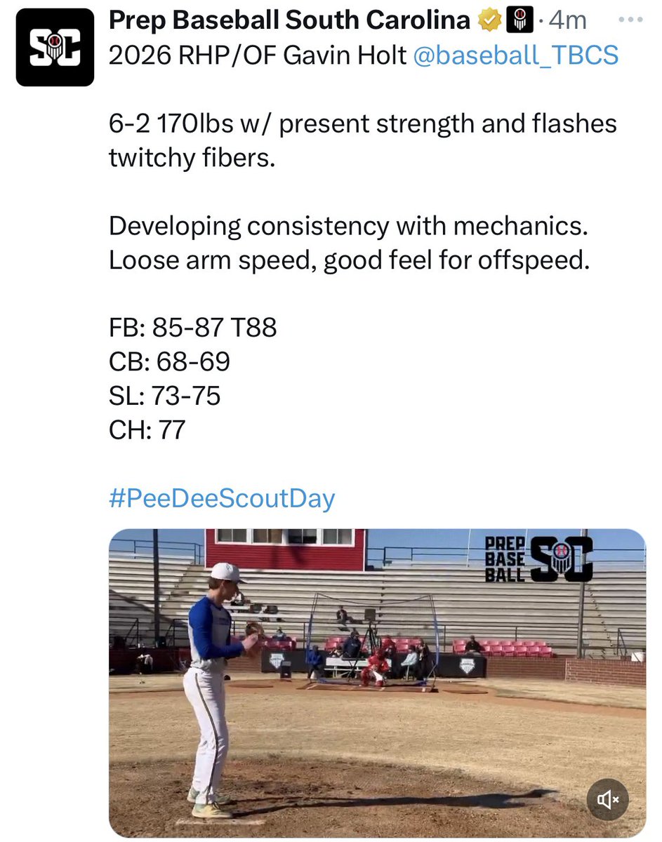 gavinholt_'s tweet image. Had a great PBR event this past weekend
Topped 88
 c/o 26’

@PrepBaseball_SC @diamondprospect @SammyEsposito41 @CoachHyman15 @baseball_TBCS @JoshMerrigan @BridgesSawyer @JohnOneil1414 @ksweeney17 @datpanda42 @Newperry @leggett_jim @brown1e24 @adamwyse6