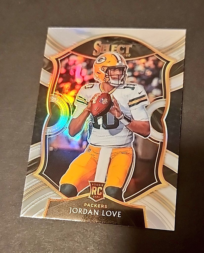 SportsChacho's tweet photo. @cardboardbst May be worth a grade (may not lol). Jordan Love Panini Select RC Silver Prizm $50 BWME w/ USPS tracking (US only). https://t.co/S34OoQT2qj