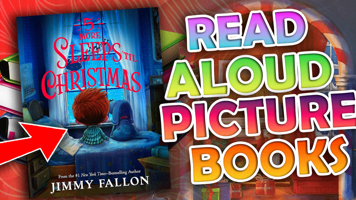 readingdenwshen's tweet photo. There are only 5 more sleeps until Christmas, but can you even sleep?  The excitement has been building all year! Follow along with me as we  read aloud Jimmy Fallon's Christmas picture book. #christmas #readaloud #picturebooks 
https://t.co/UqWh0pTbYF https://t.co/2ptkXt3ayz