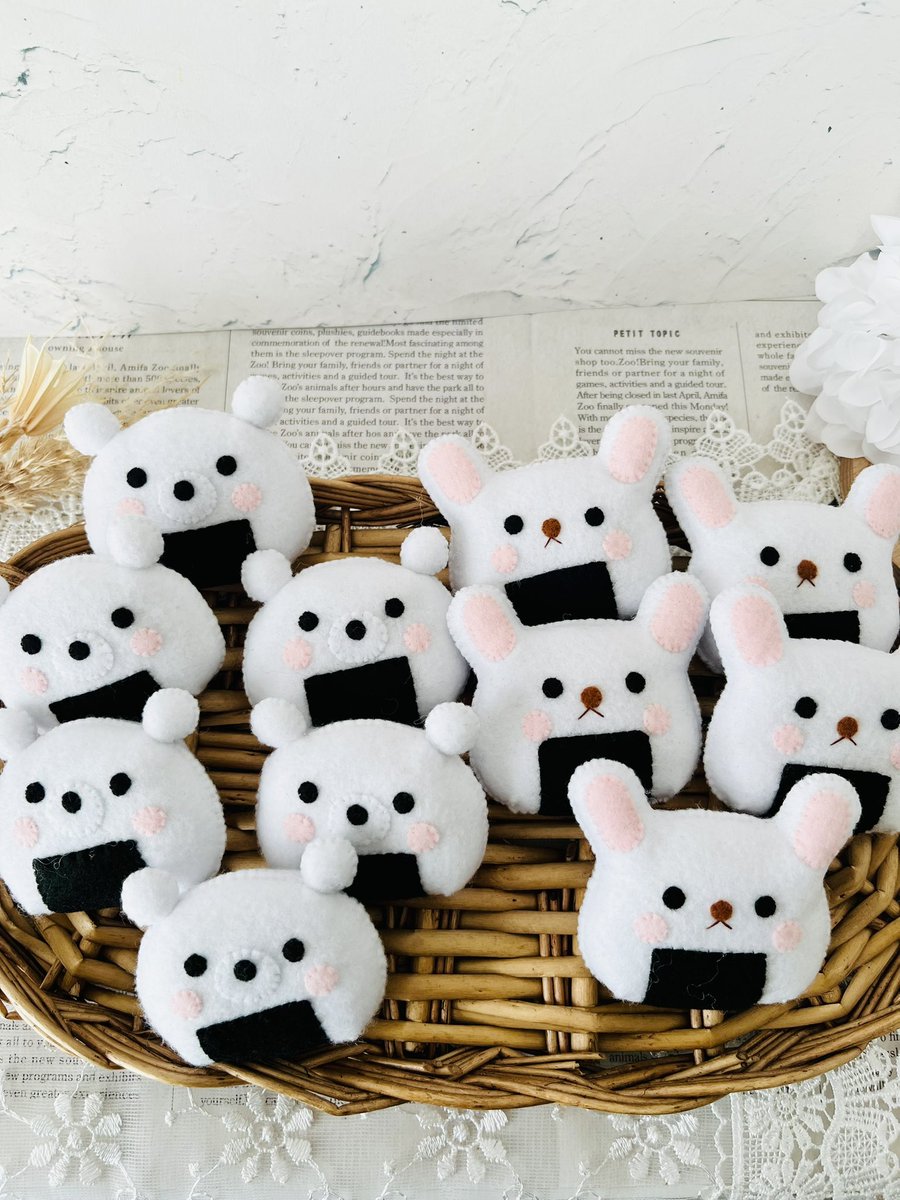 くま・うさぎおにぎり