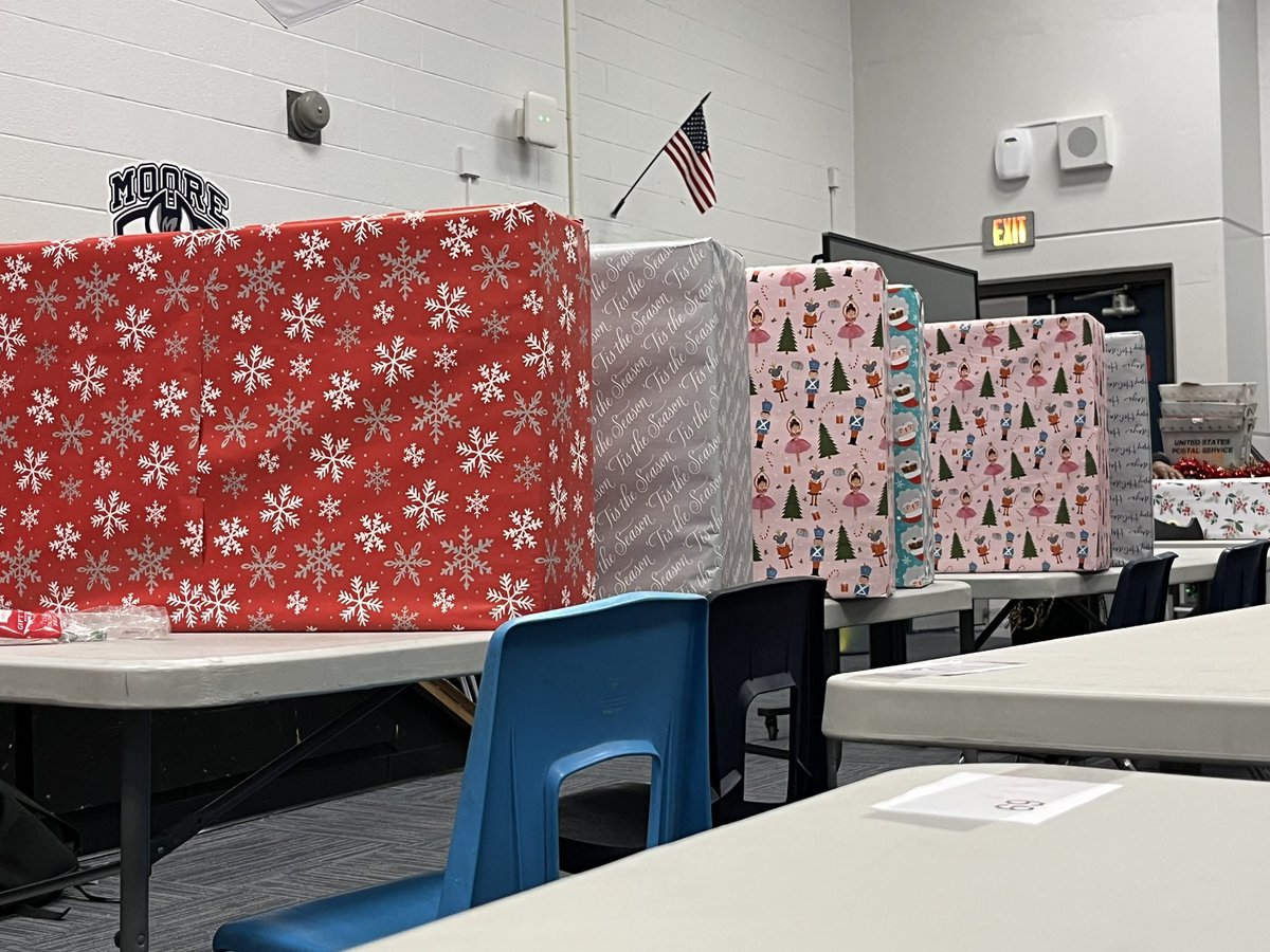 Kim Baker (@mooremustangsml) on Twitter photo Our <a href="/mooremustangs/">THE Marion C. Moore</a> middle school Beta Club played Santa today and helped wrap Angel Tree gifts. ๐<a href="/Indigo_621/">Indigo Cornelison</a> <a href="/whit_hand15/">Whitney Handley</a> Our <a href="/mooremustangs/">THE Marion C. Moore</a> middle school Beta Club played Santa today and helped wrap Angel Tree gifts. ๐<a href="/Indigo_621/">Indigo Cornelison</a> <a href="/whit_hand15/">Whitney Handley</a>