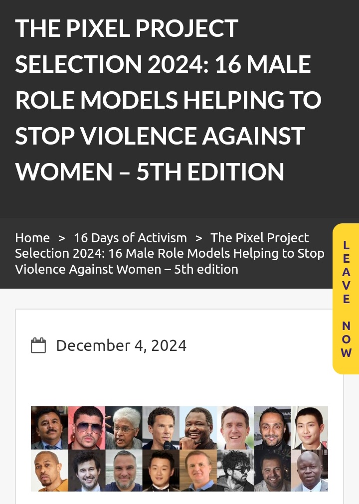 btsraplinefb's tweet photo. 📰THE PIXEL PROJECT Selected Namjoon (RM) as one of the 16 Male Role Models Helping to Stop Violence Against Women.

#RM #Namjoon #BTSRM #방탄소년단RM https://t.co/tXQmoY1sea