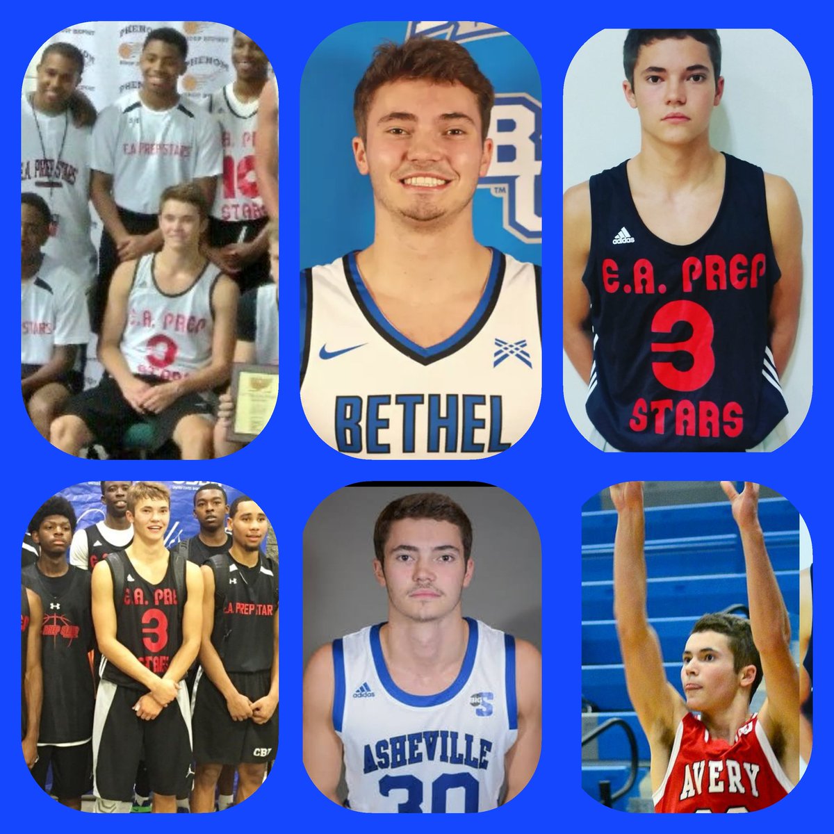 EAPREPSTARS1's tweet photo. 25th Anniversary Alumni spotlight:
Deacon Heath @heath_deacon, c/o of 2018. Led Western Highlands Conference in scoring, All-Western Highlands Conference selection. As a junior, averaged 21 pts, 2.5 ast, 2.1 rebs, and 1.8 steals per game. 27 pts per as a senior. 2018-2022- @UNCAshevilleMBB 
2022-2023- @bupilotsmbb