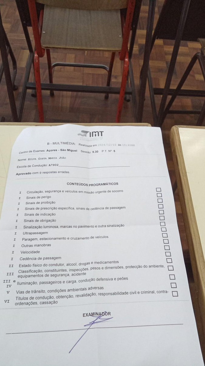 MariaCo23870895's tweet photo. Passei no exame de código ontem 😝 https://t.co/hrkV6RsC75