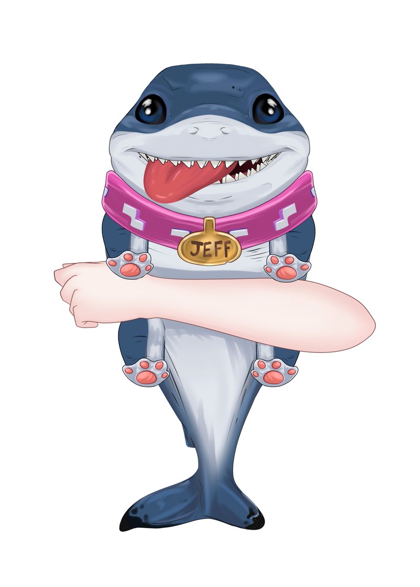 Download these #jeffthelandshark pngs to add to your vtuber! (feel