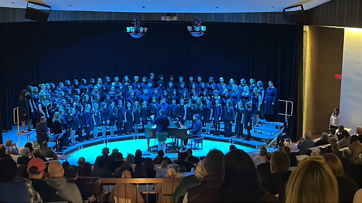 Our Winter Choral Concert is a sellout! Thank you students, teachers, parents, &amp; friends. Lots of hard work from our students and Mrs. Remaly. So glad you could join us tonight. Happy Holidays!
