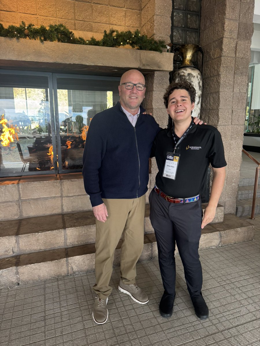 The <a href="/HSIndyRacing/">Horseshoe Indianapolis Race Course</a> bench just got even deeper! <a href="/NathanTheCaller/">Nathan Klein</a> will be joining us in 2025 as an intern and assisting <a href="/JohnGDooley/">John G. Dooley</a> <a href="/RacingRachelM/">Rachel McLaughlin</a> <a href="/HSIndyTammy/">Tammy Knox</a> <a href="/MrBAnalyst/">Brian Arrigoni</a> We’re very excited to have Nathan <a href="/kjhalstrom/">Kristine Halstrom</a>  <a href="/UA_RTIP/">U of A Race Track Industry Program</a>