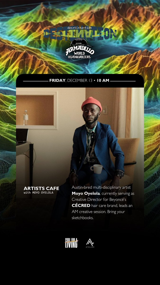coolforaliving's tweet photo. Armadillo World Headquarters and Atelier reflect the importance of community and innovation through creation. This partnership aims to steward what "The Dillo" did so well years ago: steward support for artists who pour into their passions for a living. https://t.co/NrgJgpY1Bj