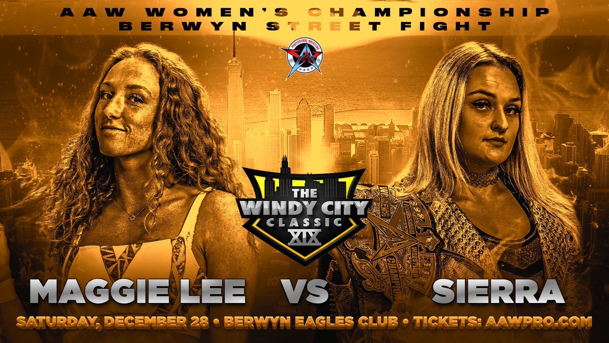 AAWPro's tweet photo. The Windy City Classic XIX
12/28/24
Berwyn Eagles Club
Berwyn, IL
@BEEFTCB v @SuperKingofBros
@REALSierra_ v @justmaggielee
@JoeAlonzoJr v @Egos1313
@JoeyJetAvalon v @Aaron_Roberts01
Plus:
@NewAgeRampage & #SCHAFF
@SPTFREVega
@renjoneszn
@StallionRogers
@The_Shug
@H_isaiahmoore_H
@Tharealquintero
@SolomonTupu
@AcePerryIndy
and more!
Tickets https://t.co/Sm2B7ln9O2
Live on @HighspotsWN
#AAWClassic
