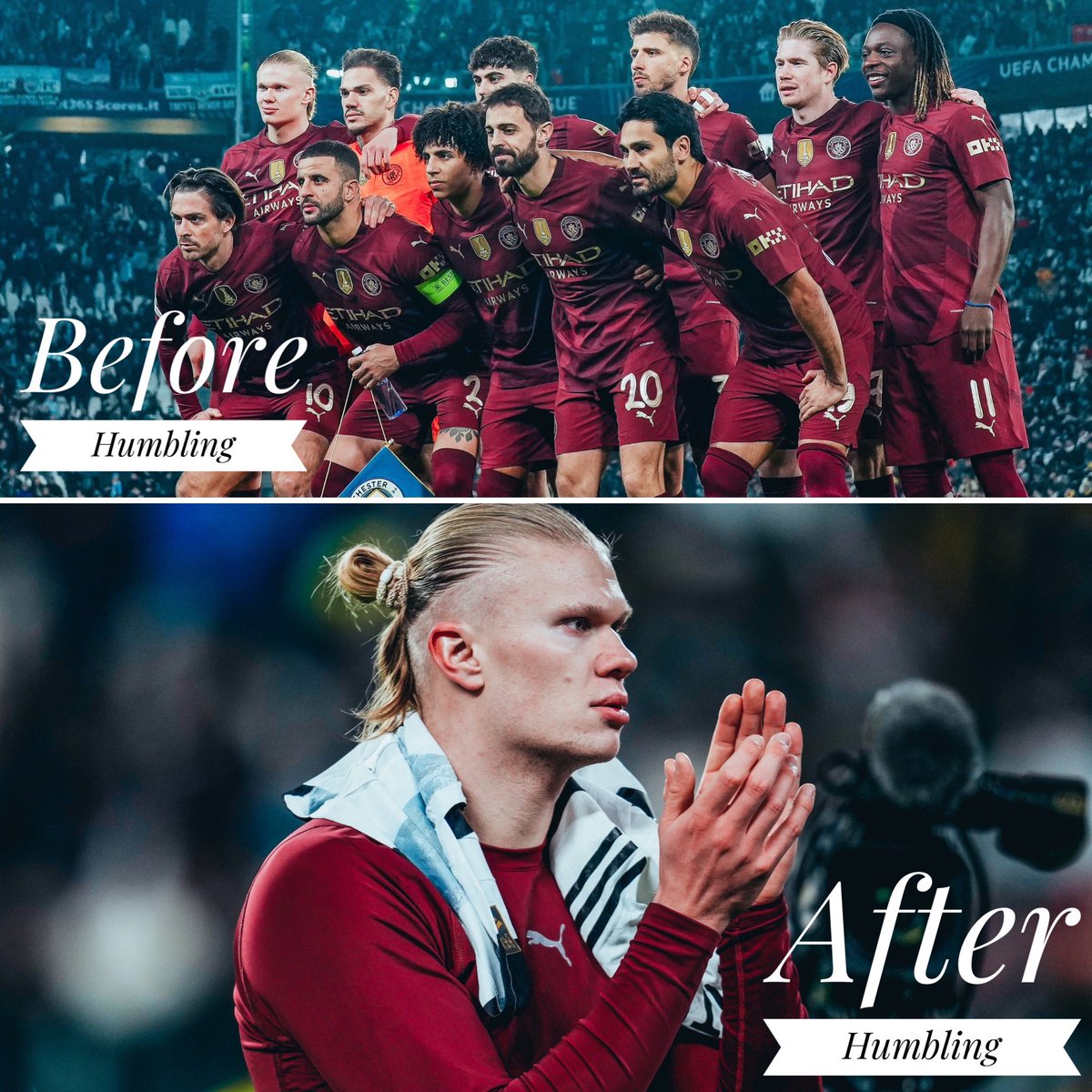 TweetDannyJose's tweet photo. @ManCity @erling #stayhumbleEh https://t.co/STGeLMss60