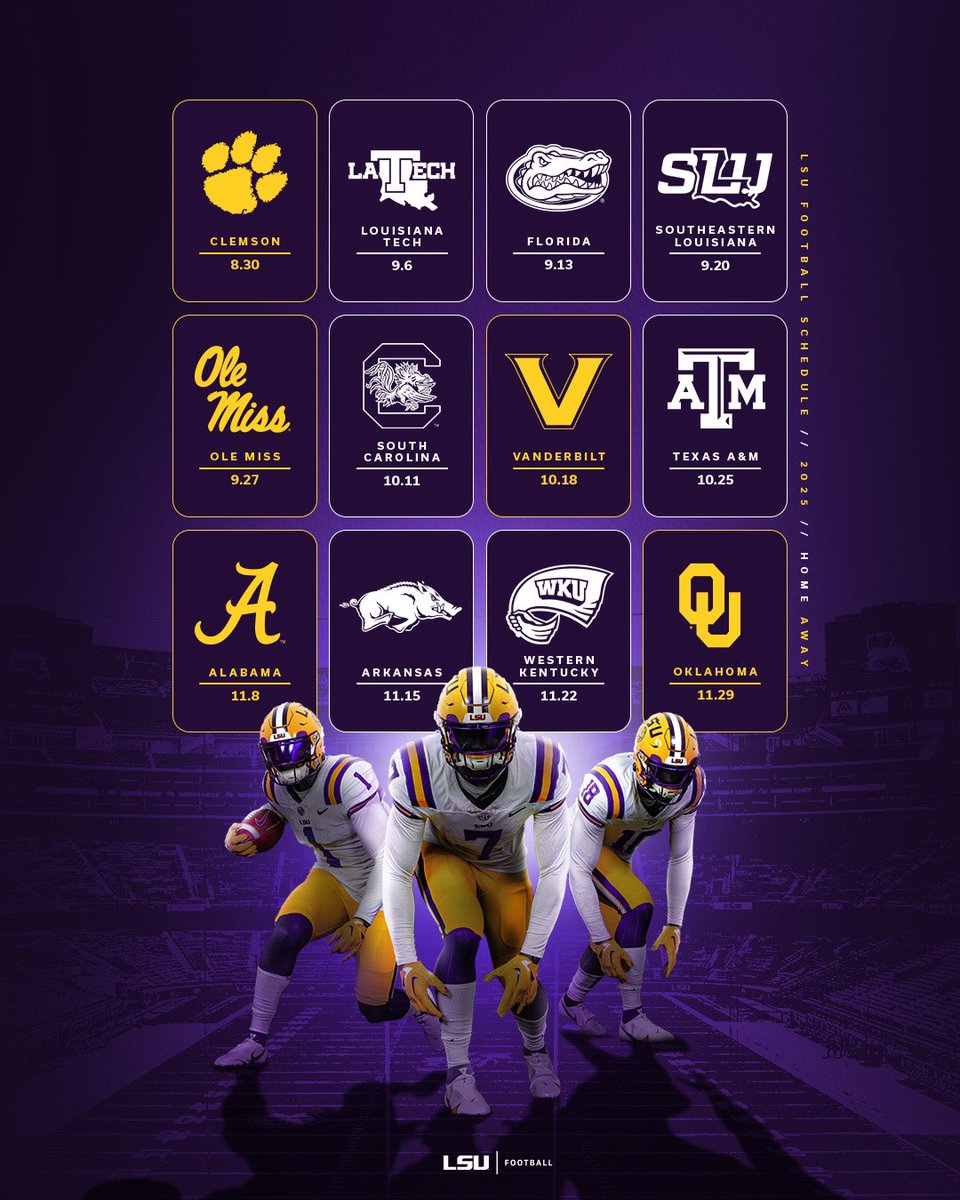 LSU Football tweet media