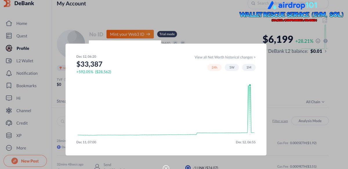 trangchongcheng's tweet photo. Giải cứu thành công 25.000$ $LINK cho bạn bị hack 68.000$

Cách đây 1 tháng thì mình có đăng tải về việc có một bác bị #hacked hơn 68.000$ và lúc đó bác còn 1 ví đang staking 1127 $LINk trị giá hơn 25.000$.Ví này sau đó cũng bị gắn #sweeperbot luôn (#drained)

Và sau hơn 1 tháng hồi hộp chờ đợi để withdraw thì cuối cùng hôm này mình đã giải cứu thành công toàn bộ số token $LINK này và gửi lại cho bạn đó.

Sau khi withdraw thành công thì mình đã rút về ví safe của mình trước và sao đó gửi cho bạn đó.Đây là trường hợp giải cứu có tài sản lớn nhất nhất mình từng giả cứu cho 1 cá nhân.

Mặc dù trước đây mình có giải cứu hơn 40.000$ ondo nhưng nó là tài sản của nhiều người cộng lại.

✅ Hành trình giải cứu 40.000$ ondo: https://t.co/OsqWy7POXq

Mình có dùng kĩ thuật đốt gas để TX được thực hiện đầu tiên trong block, đây là cách mà hacker luôn áp dụng để làm.

Giải cứu được trường hợp này làm mình rất vui, hạnh phúc không khác gì nạn nhân.

P/S: Bạn ở trên tuy bị hack 1 số lượng tài sản rất lớn nhưng rất bình tĩnh, thậm chí còn bình tỉnh hơn cả bản thân mình khi giải cứu, rất khâm phục.

@airdrop101xyz - Wallet rescue service

#metamask #solana #compromised #drained