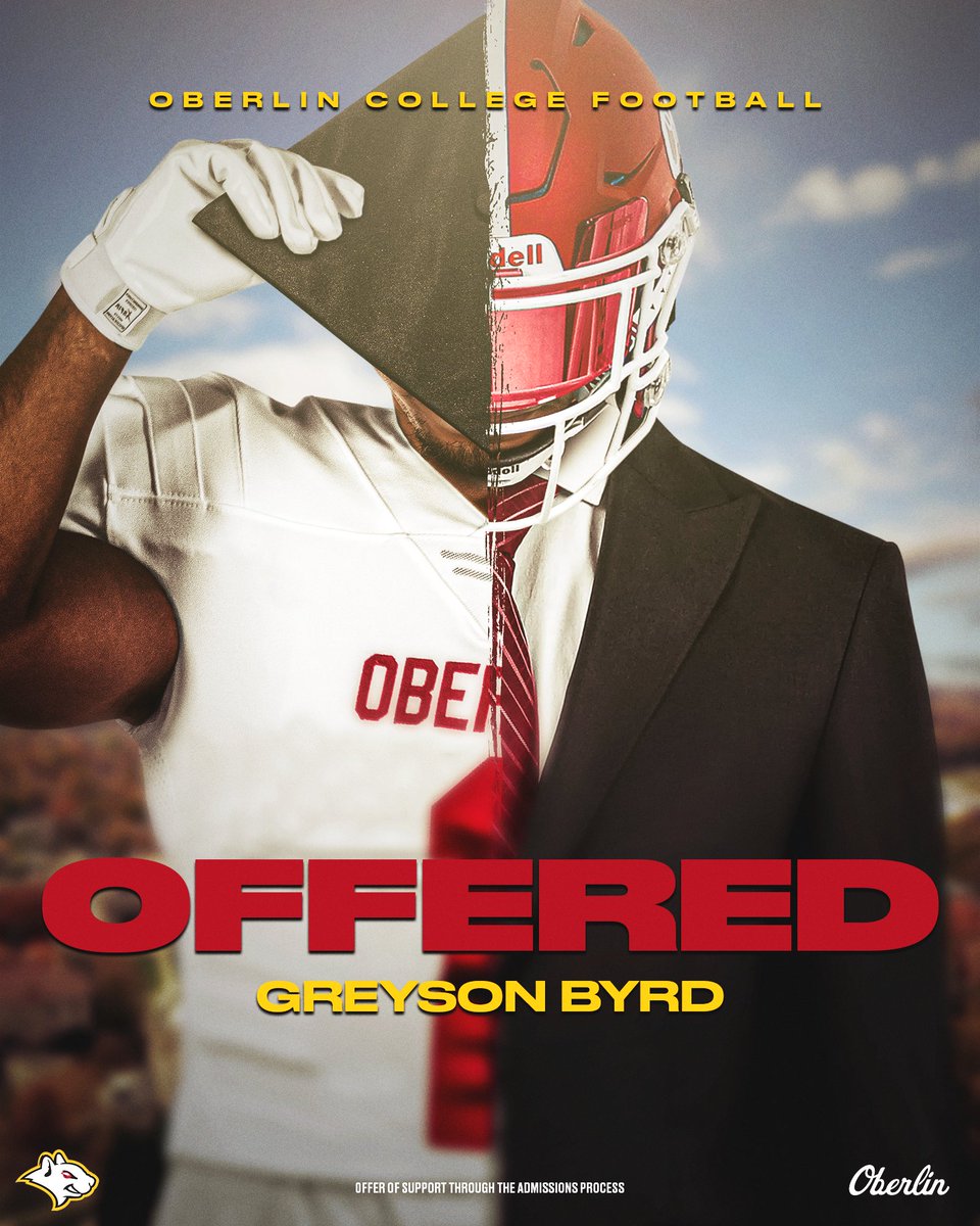 After a great conversation with @DBCoachDavidson I'm thankful to receive an offer to play football at <a href="/Yeo_Football/">Oberlin Football</a> #GoYeO <a href="/CoachCJCox/">Jason Cox</a> <a href="/EHSMavsFB/">EmersonFB</a> #AGTG