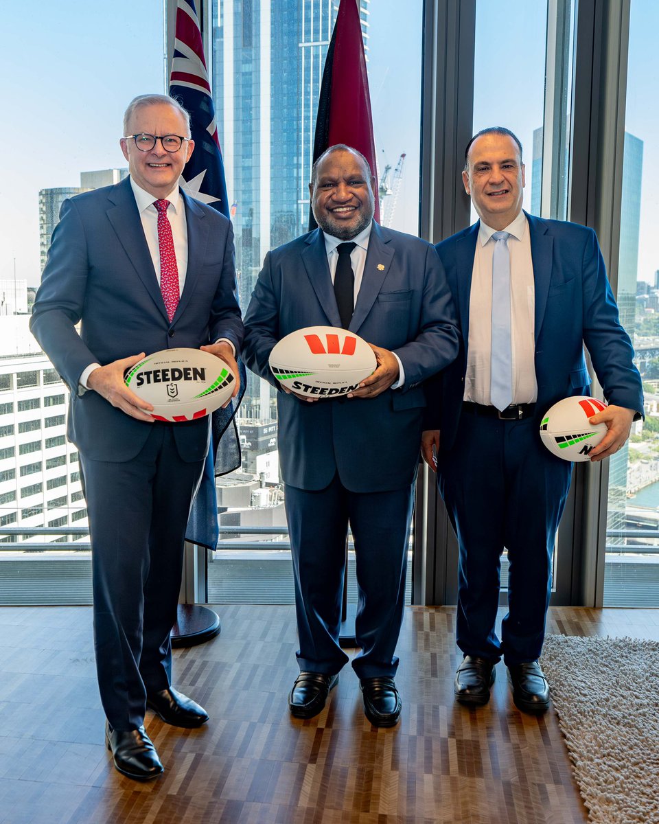 Australia and Papua New Guinea are united by our love of Rugby League. 

This is why I am delighted to announce the Australian Government is supporting a PNG team to join the National Rugby League competition from 2028.

The new team will belong to the people of Papua New Guinea.