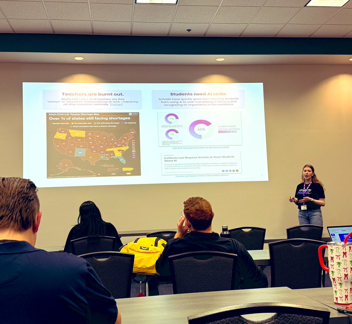 miss_toub's tweet photo. 🤖ESTC 2024 was full of amazing AI sessions! Loved learning about AI for multilingual learners and how @magicschoolai can save teachers time!!! @adeelorama
@IU13EdTech @IU13
#iu13estc #iu13edtech https://t.co/QDD7d5h6R0