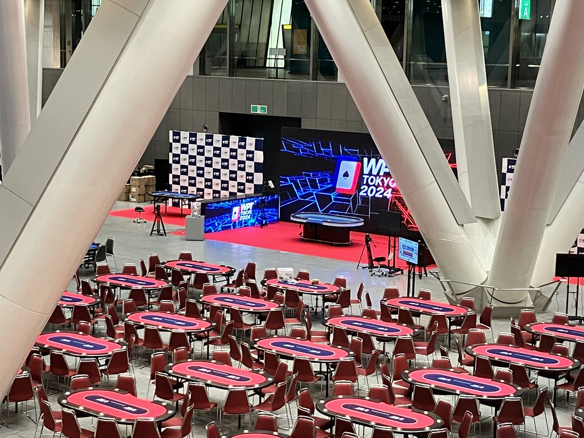 taro_da_4's tweet photo. 毎朝国際フォーラム通っているけど
興奮したね
#WPTTOKYO2024 
#wpt 
#poker #ポーカー https://t.co/FZZSdoJZIu