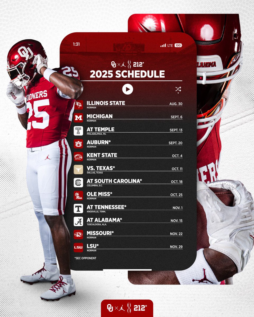 LosSooners's tweet photo. Marquen su calendario 📅 😃

https://t.co/PLxqA4Jko9 | #OUDNA https://t.co/gXJEjtTFpu