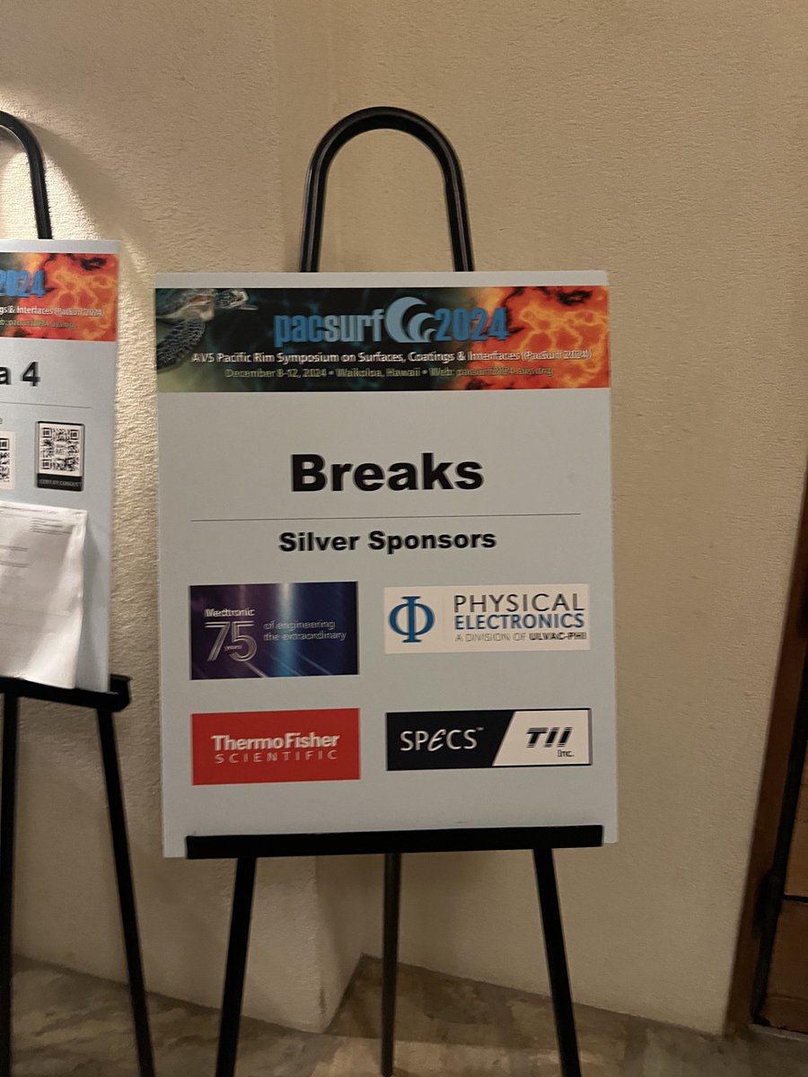 nuclear94's tweet photo. Alaina’s poster generated a lot of traffic and for some reason people came to my talk as I closed out the night session at #PacSurf 2024. Thanks to all of our great sponsors at PacSurf. @AVS_Members @IITSci_Letters @illinoistech https://t.co/eOf8HcvUjb