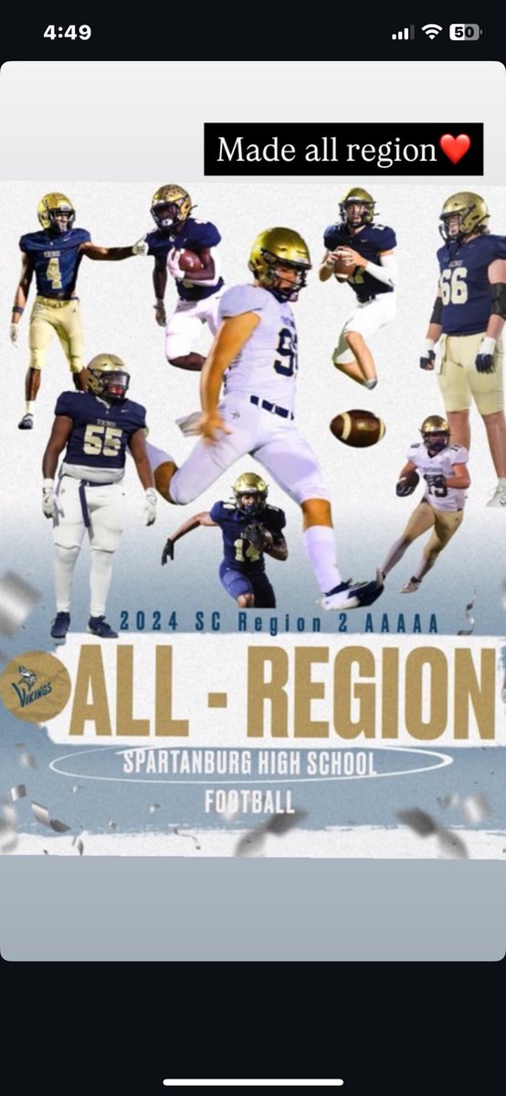 Calvin Choice💫 (@ca1vin0) on Twitter photo thankful to be selected All Region for 5A Region 2 #ISI <a href="/Spartanburg_FB/">SpartanburgVikingsFootball</a> <a href="/nateharris79/">Coach Nate Harris</a> thankful to be selected All Region for 5A Region 2 #ISI <a href="/Spartanburg_FB/">SpartanburgVikingsFootball</a> <a href="/nateharris79/">Coach Nate Harris</a>
