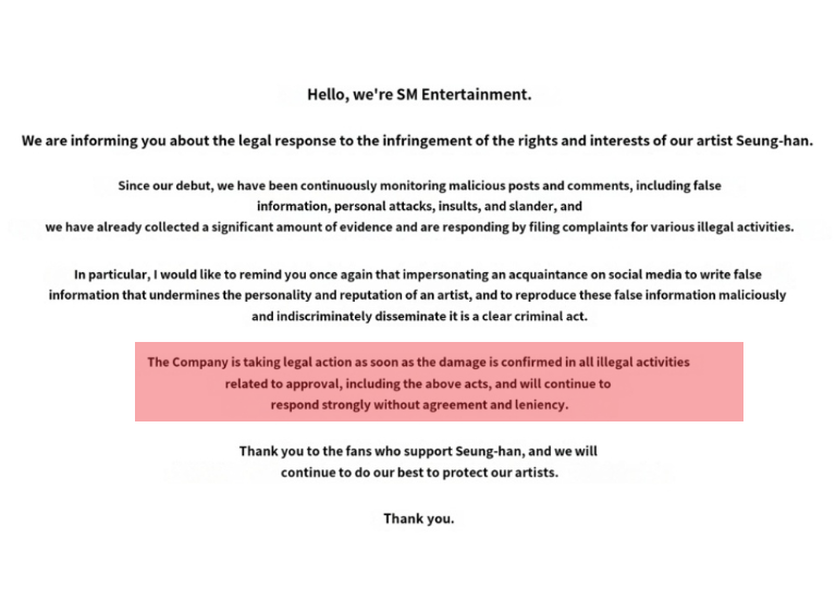 _greensok's tweet photo. "SM don’t keep any of the promises they make to their artists or fans. why would you willingly sign up for this nightmare?"

Before you sign up for this audition, here’s what you need to know:

1. When artists face harassment or public backlash, SM lets them bear the consequences instead of protecting them.
2. SM has a history of broken promises & lies to both artists & fans.
3. Malicious wreaths with inhumane messages reached Seunghan, & SM remained silent.
4. They prioritize their image over the well-being of their artists.

Think thousands times.

SM TAKE LEGAL ACTION NOW‼️

🖇️list of articles you might want to read too:
https://t.co/50Kxx5SgaG
https://t.co/oSLVUBJpZJ
https://t.co/SrZqX6iISf
https://t.co/YIZw22tIDv
https://t.co/zfCRPti9Ed
https://t.co/GIYwzvjwNM
https://t.co/f06Rbq7WTq
https://t.co/pMfmy6mCsT
https://t.co/1Pc5mgZJjB
https://t.co/ynXehQLAUt
https://t.co/IaleU5EGXS
https://t.co/NQdbz72b4P
https://t.co/Kn9W0ZvJ0H

UNITED AGAINST BULLYING  #ProtectHumanRightsOfSMArtists 
#BOYCOTTSM 
#BOYCOTTRIIZE