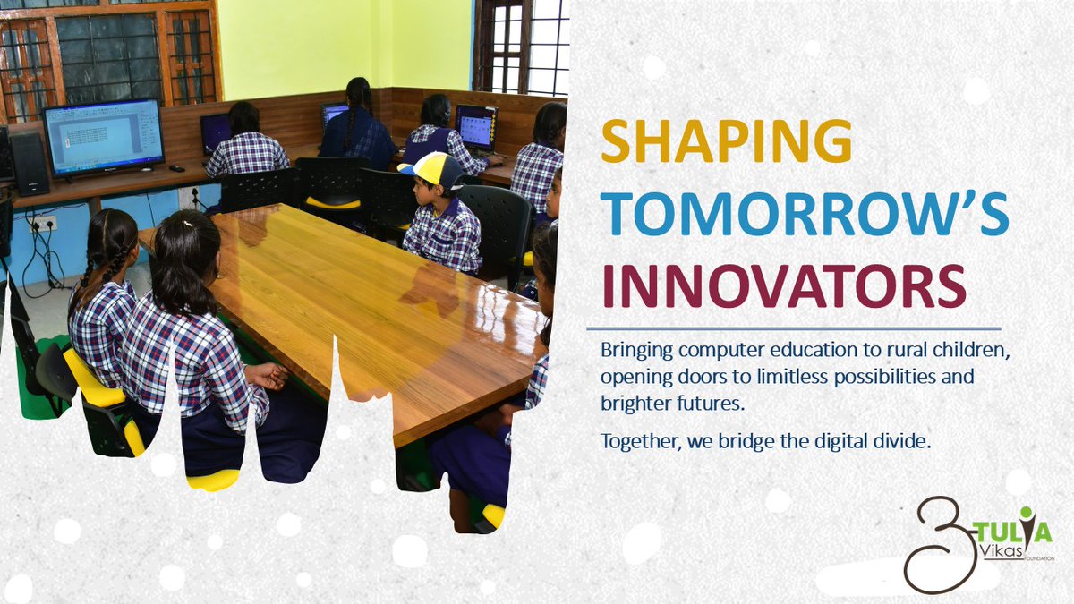 atulya_vikas's tweet image. Atulya Vikas Foundation is dedicated to bridging the digital divide and opening new horizons for rural children. 
Together, we’re shaping a brighter future through technology and learning.

#ComputerEducation #EmpowerYouth #DigitalDivide