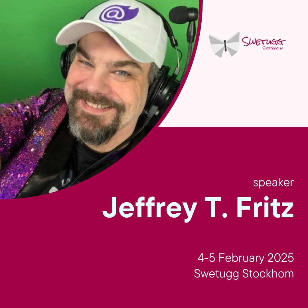 🎙️ Jeffrey T. Fritz is joining Swetugg 2025!
Microsoft PM &amp; face of .NET Conf, Jeff dives into .NET Aspire: real-world deployments, telemetry, and more.
🗓️ Feb 4-5, 2025, Stockholm.
👉 Tickets: swetugg.se
#Swetugg2025 #dotNET #TechConference