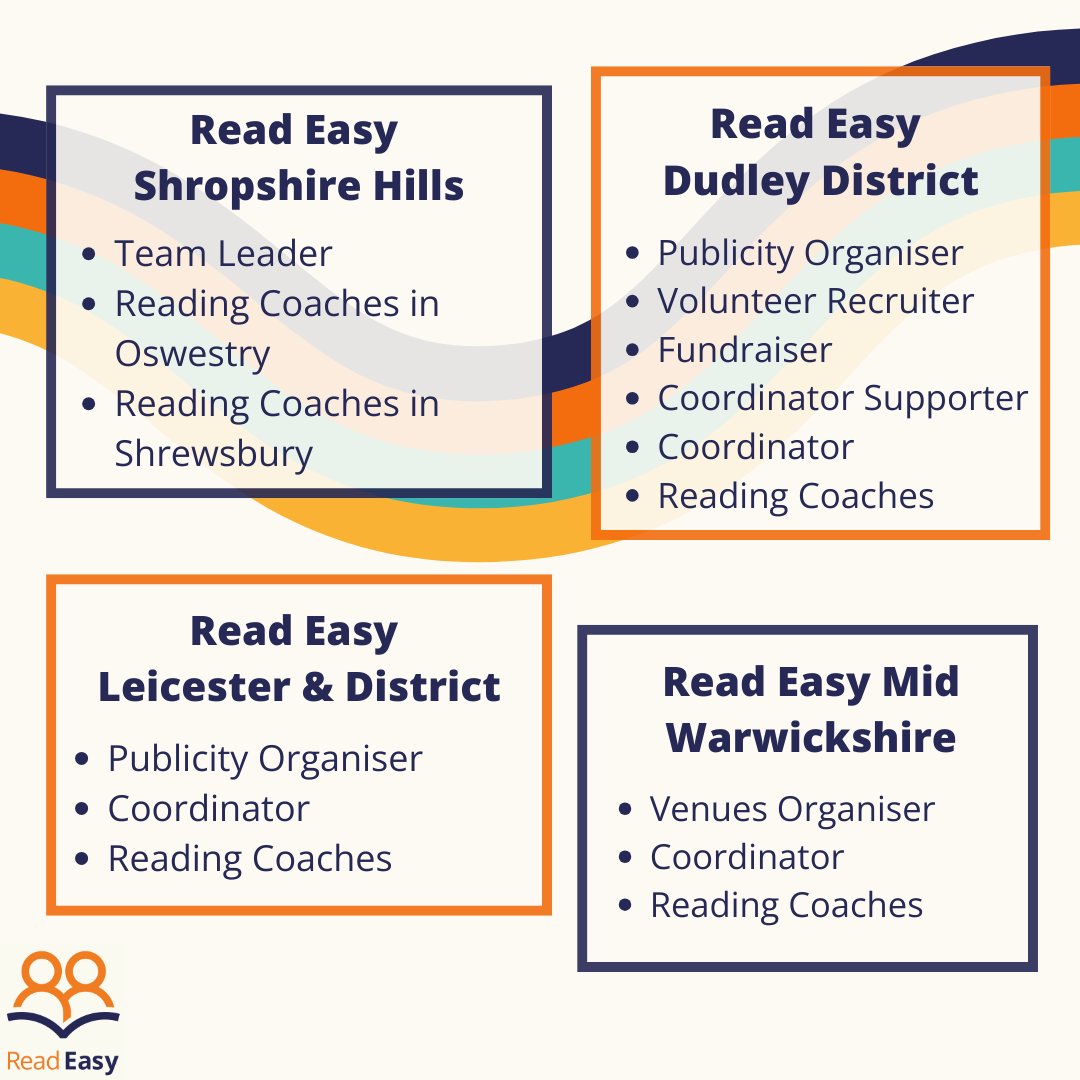 ReadEasyUK's tweet image. By volunteering with Read Easy, you can become a literacy hero, helping individuals gain confidence and independence through the gift of learning to read. Find out more on our website: readeasy.org.uk/support-us/
#VolunteeringOpportunities #VolunteeringUK #ReadEasyUK