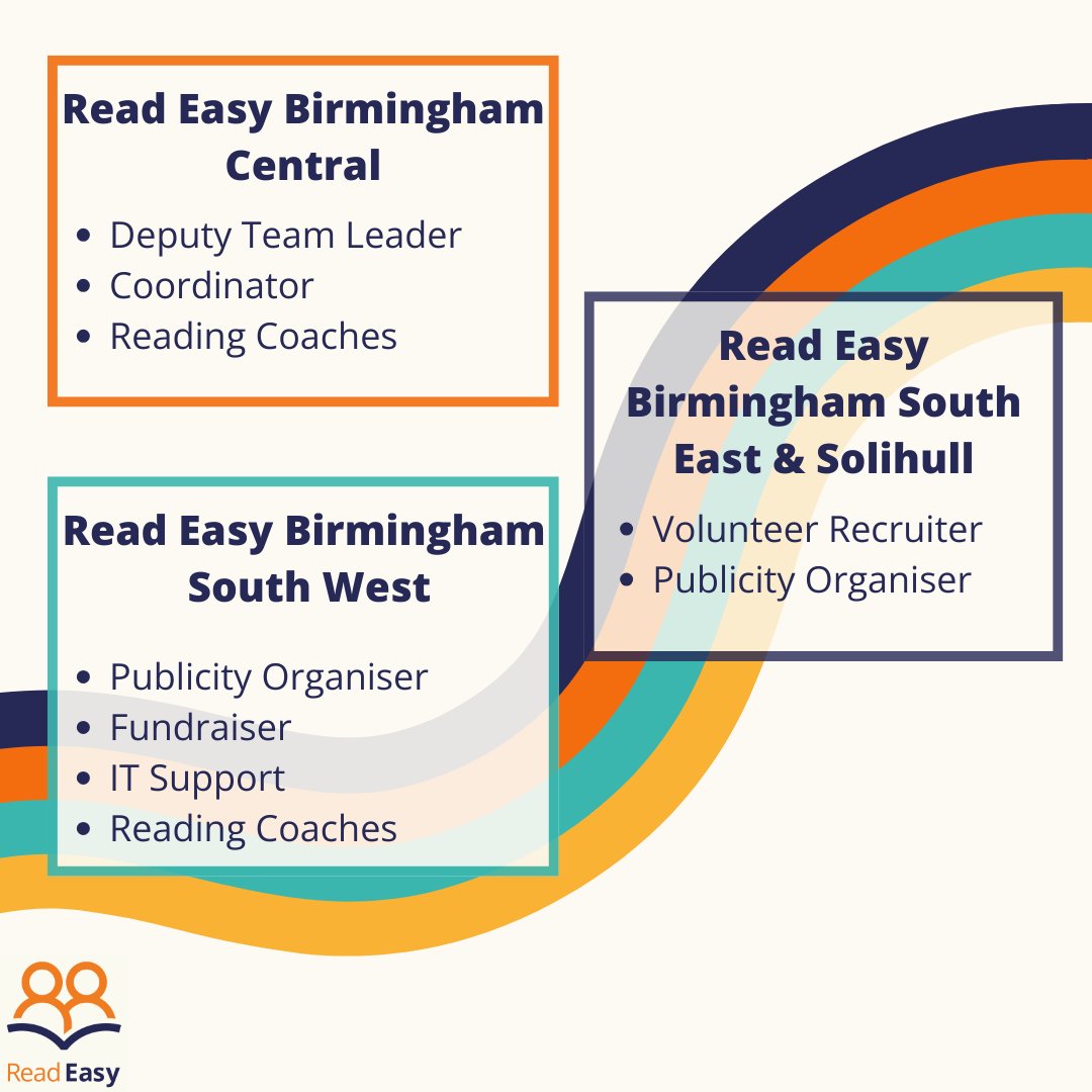 ReadEasyUK's tweet image. By volunteering with Read Easy, you can become a literacy hero, helping individuals gain confidence and independence through the gift of learning to read. Find out more on our website: readeasy.org.uk/support-us/
#VolunteeringOpportunities #VolunteeringUK #ReadEasyUK