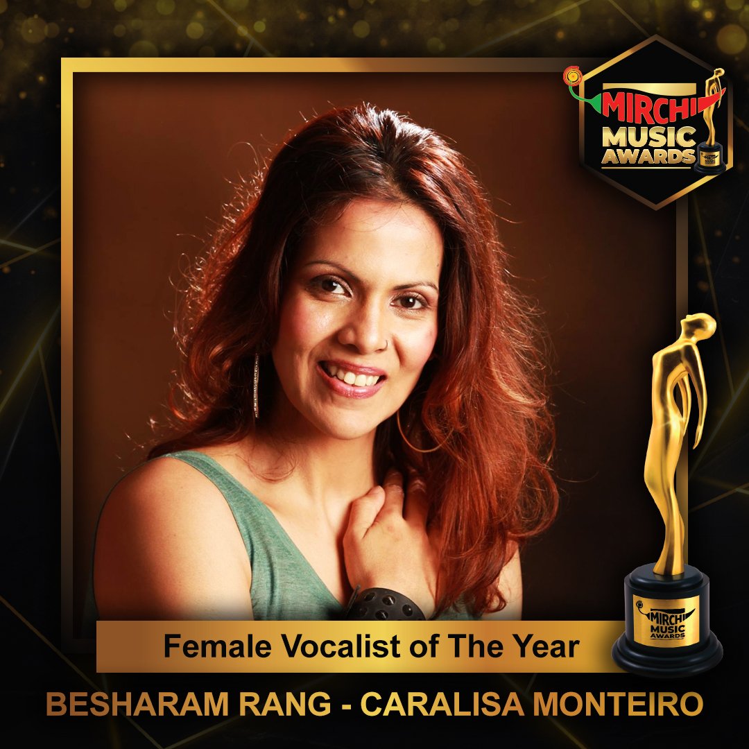 Mirchi Plus (@mirchiplus) on Twitter photo Congratulations! 🎉
<a href="/shilparao11/">Shilpa Rao</a> & <a href="/runcaralisarun/">Caralisa Monteiro</a> for winning Female Vocalist of the Year for "Besharam Rang" at Mirchi Music Awards 🤌🎀
#MMA #MirchiMusicAwards #MirchiPlus Congratulations! 🎉
<a href="/shilparao11/">Shilpa Rao</a> & <a href="/runcaralisarun/">Caralisa Monteiro</a> for winning Female Vocalist of the Year for "Besharam Rang" at Mirchi Music Awards 🤌🎀
#MMA #MirchiMusicAwards #MirchiPlus