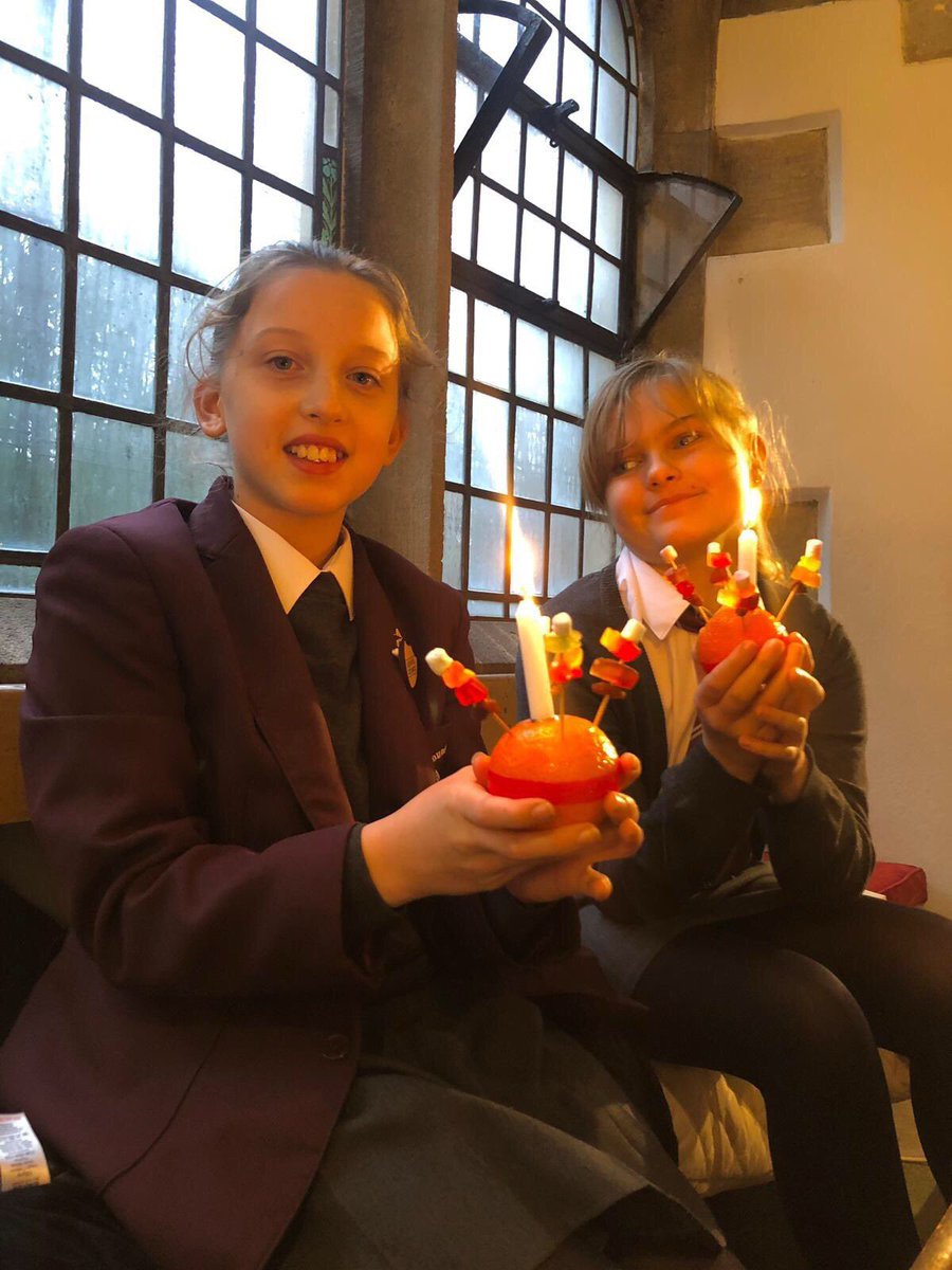 This year’s Christingle was even more special at St Edmund’s as it was our fabulous Reverend’s final one. As each Christingle was lit, the lights were turned off and the school reflected on Jesus’ light and the reason for the season.