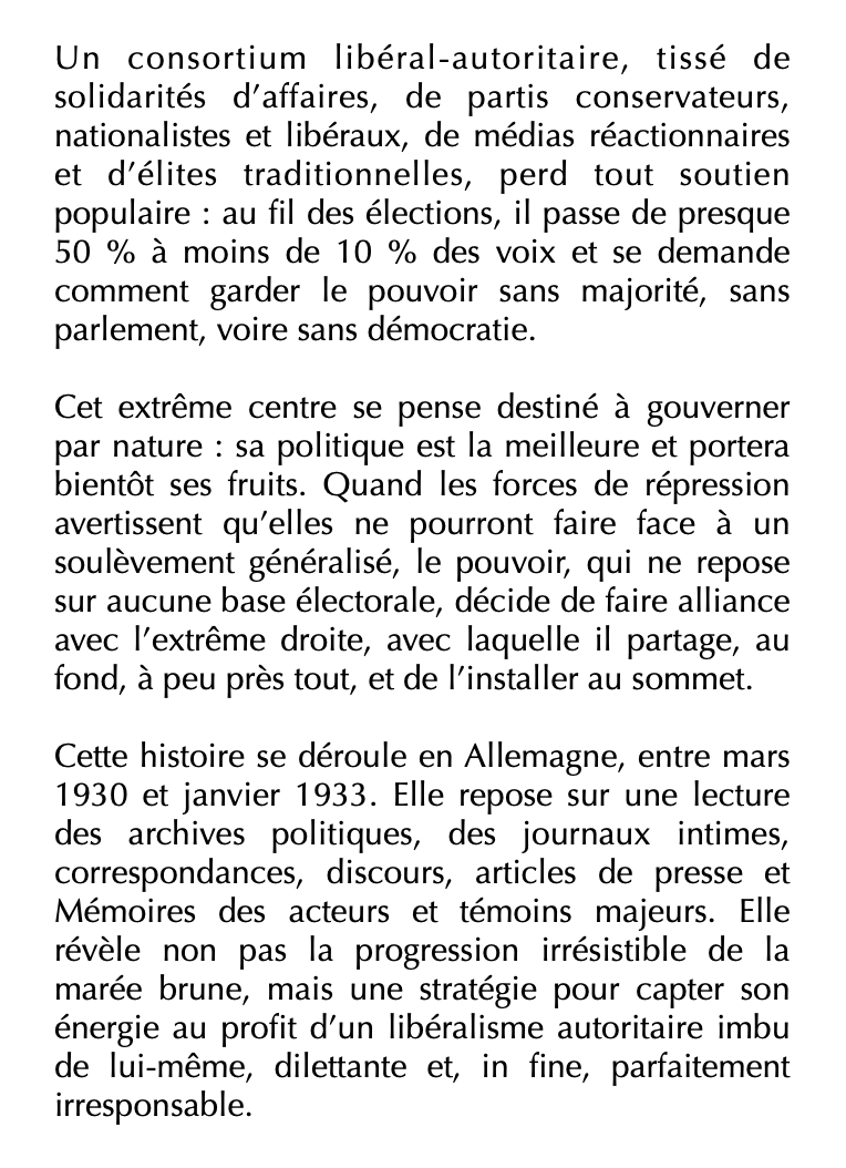 flr_louis's tweet photo. Johann Chapoutot - Les Irresponsables

Qui a porté Hitler au pouvoir ?

À paraître en février chez Gallimard https://t.co/36M2H4bMie