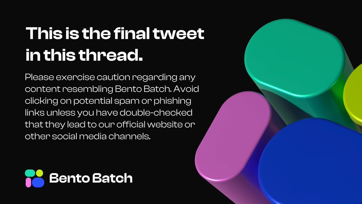 Bento Batch 🍱 tweet media