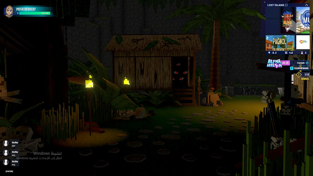 MikeyNaru's tweet photo. Found a spooky Wood Cabin with Scary Eyes on Lost Island in @TheSandboxGame. Who dares to knock on the door? 🏚️👀 @Box3app https://t.co/mCOuAOuor8 #TheSandbox #AlphaSeason4 #AS4SocialChallenge https://t.co/LHHMDdRwf6