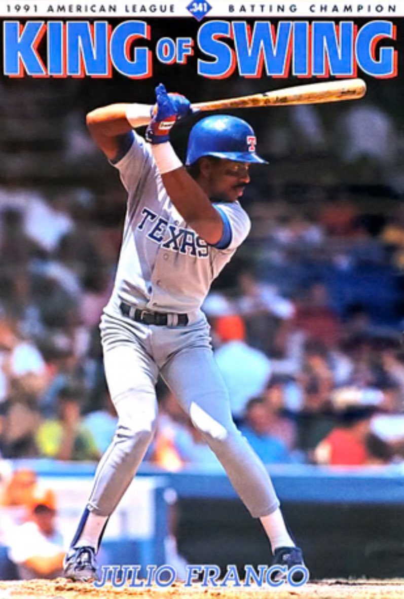 SamMiller73's tweet photo. @BBGreatMoments I can’t be the only one who immediately thought of Julio Franco… https://t.co/gkWFu7buSp