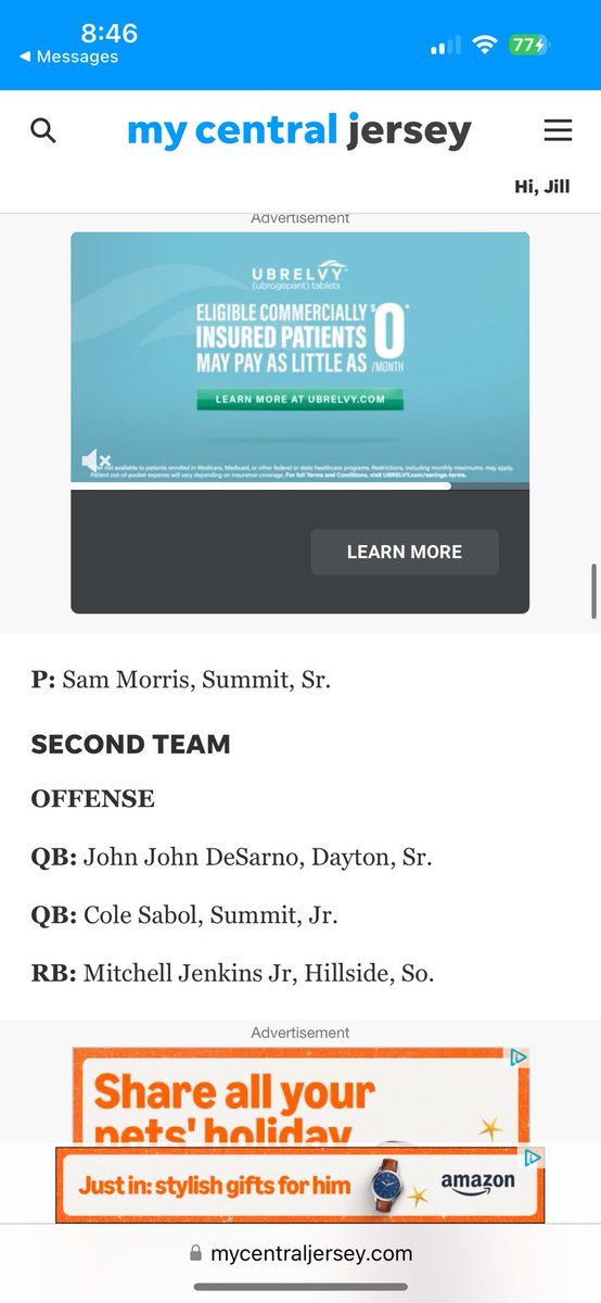 Samuel Morris (@samuel_morris_1) on Twitter photo Blessed to be named 1st Team All County Punter by <a href="/MyCentralJersey/">MyCentralJersey</a>!!!Also a congrats to my fellow teammates <a href="/OscarMarx13/">Oscar Marx</a> and <a href="/SamuelRayHenry1/">SAMUEL RAY HENRY</a>. <a href="/SummitJerseyFB/">Summit Hilltopper Football</a>
<a href="/CoachJacksonTJK/">Coach Brian Jackson</a> <a href="/FuentesKicking/">Nick Fuentes - FuentesKicking 🇲🇽🇺🇸</a> Blessed to be named 1st Team All County Punter by <a href="/MyCentralJersey/">MyCentralJersey</a>!!!Also a congrats to my fellow teammates <a href="/OscarMarx13/">Oscar Marx</a> and <a href="/SamuelRayHenry1/">SAMUEL RAY HENRY</a>. <a href="/SummitJerseyFB/">Summit Hilltopper Football</a>
<a href="/CoachJacksonTJK/">Coach Brian Jackson</a> <a href="/FuentesKicking/">Nick Fuentes - FuentesKicking 🇲🇽🇺🇸</a>