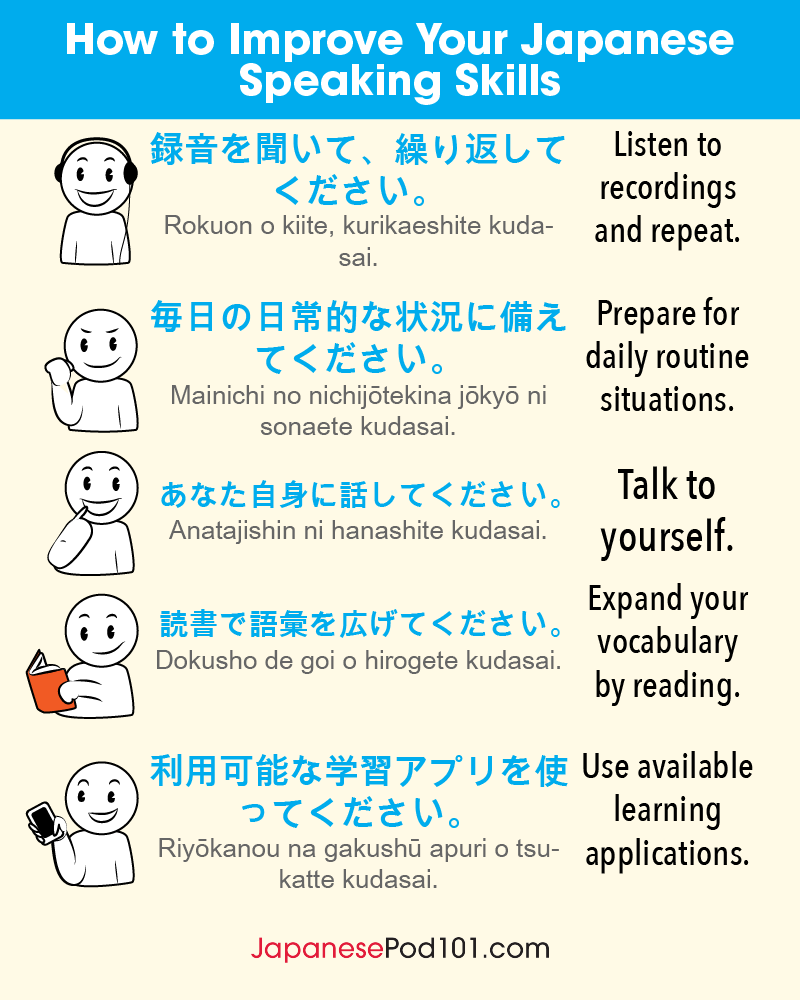 japanesepod101's tweet image. Any tips to improve Japanese skills faster? Comment below! 💡 PS: Learn Japanese with the best FREE online resources, just click here bit.ly/49ALAio

#ImproveInJapanese #LanguageTips #JapaneseVocab #JapaneseLesson