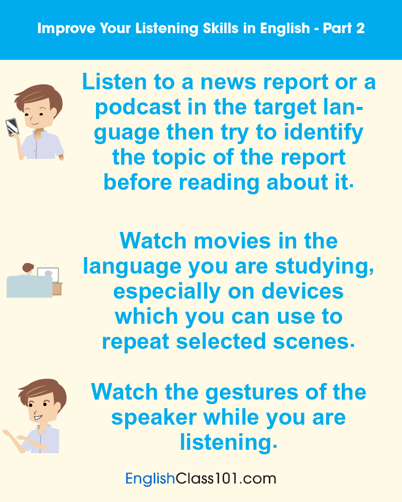 EnglishClass101's tweet image. Any tips to improve English skills faster? Comment below! 💡 PS: Learn English with the best FREE online resources, just click here bit.ly/4gmItN2

#ImproveInEnglish #LanguageTips #EnglishVocab #EnglishLesson