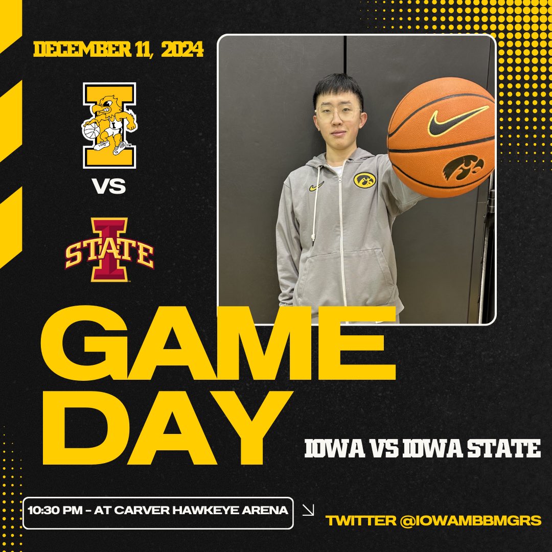 Cy-Hawk Week MGR Hoops!

vs <a href="/isumbbmanagers/">IOWA STATE MBB MANAGERS</a> 

📺: TBD